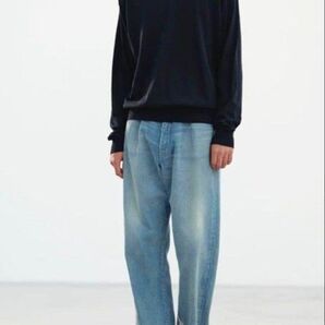 25ss AURALEE SELVEDGE DENIM WIDE PANTS