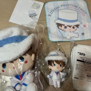 名探偵コナン セガオンラインくじ 怪盗キッド 5点セット もこもこリラックスタイム