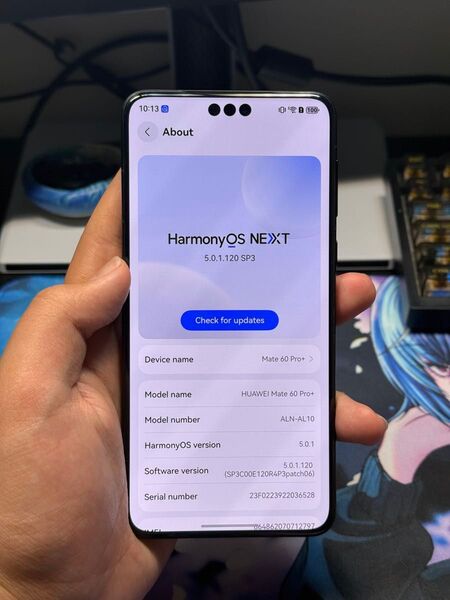 動作品 即購入可能 Huawei Mate 60 Pro Plus + 16+512GB SIMフリー 中国版 美品