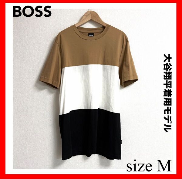 大谷翔平愛用 ボス BOSS マルチカラー Tシャツ Mサイズ