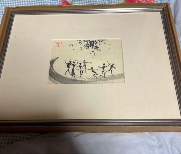 額装 絵画 躍動感あふれる絵柄 壁掛けインテリア