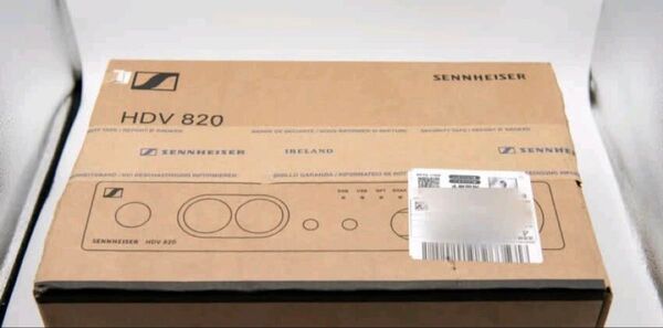 ゼンハイザーヘッドホンアンプ Hdv820【超美品、未使用近い】