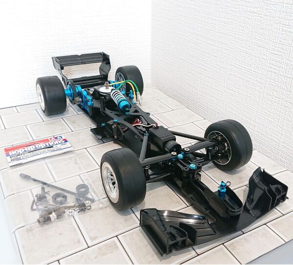 美品 タミヤ F104 PROⅡ シャーシ オプションパーツ付き