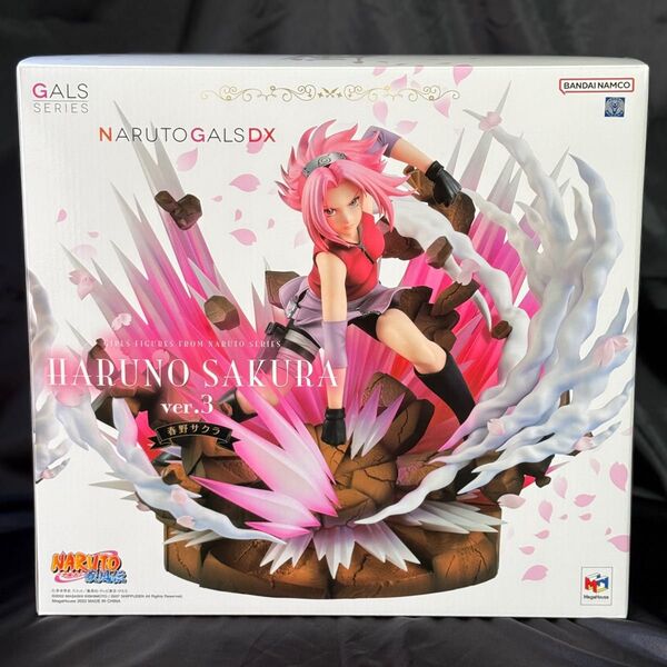 美品 NARUTOギャルズDX NARUTO-ナルト- 疾風伝 春野サクラ Ver.3 完成品 フィギュア メガハウス