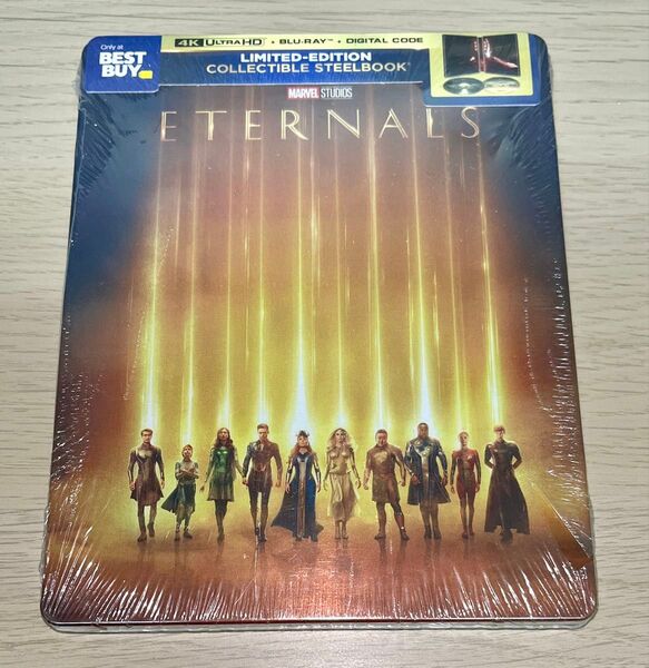 エターナルズ 北米版4K UHD 限定スチールブック 日本語収録 未開封品
