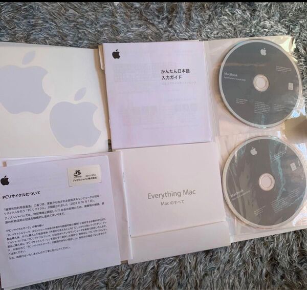 macbook付属 install DVD mac os X v10.6.4