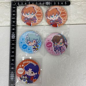 EVANGELION エヴァンゲリオン 缶バッジ 5個セット