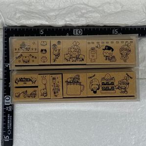 〈SANBY〉かょのこ♪スタンプ りぼんとねこたん & レトロなトコロ 2種セット
