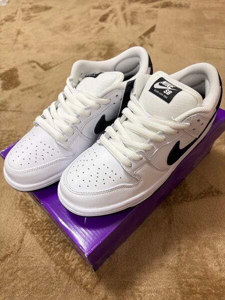 Nike SB Dunk Low Pro White/Black 27.5センチ