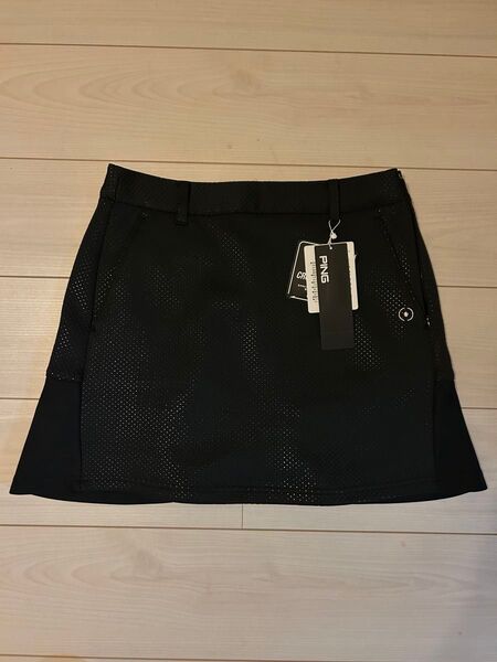 PING ゴルフスカート レディース 黒 パンチング Mサイズ 新品未使用