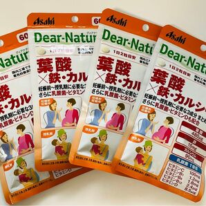 アサヒ ディアナチュラスタイル 葉酸×鉄・カルシウム 60日×4袋