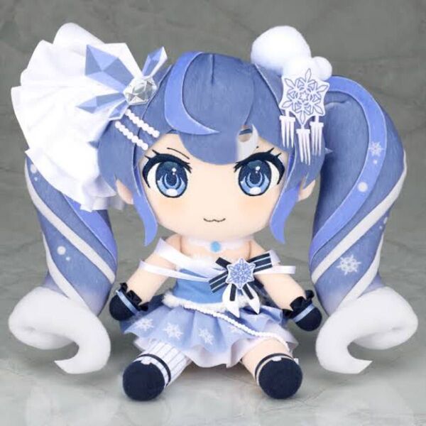 雪ミク ぬいぐるみ Crystal Snow Ver. 初音ミク Gift ボーカロイド