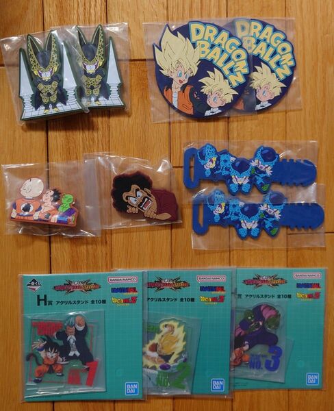 一番くじ ドラゴンボール VSオムニバスCROSS F賞 ラバーコレクション フルコンプ(被りあり) H賞 アクリルスタンド 3種