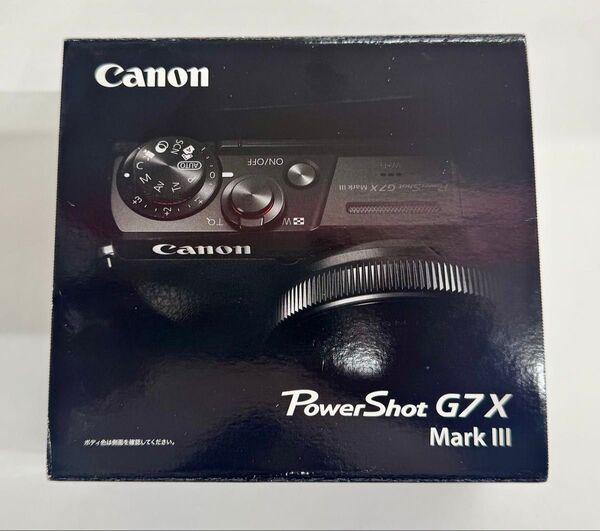 【傷アリ】キヤノン Canon PowerShot G7X MARK III ブラック色 メーカー保証有