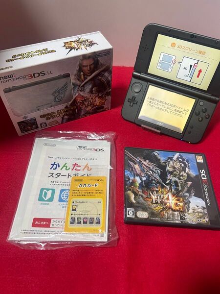 極美品 Newニンテンドー3DS LL モンスターハンター4G スペシャルパック