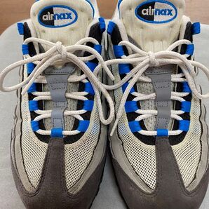 NIKE AIR MAX 95 OG グレー/ブルー クリスタルブルー