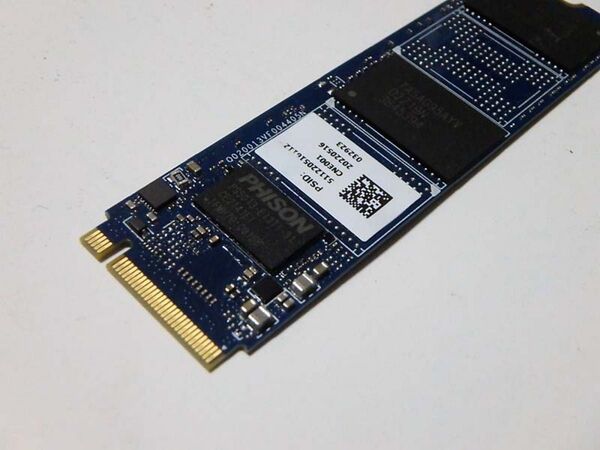 M.2 内蔵SSD 256GB ノーブランド M-key 短時間使用(11時間)