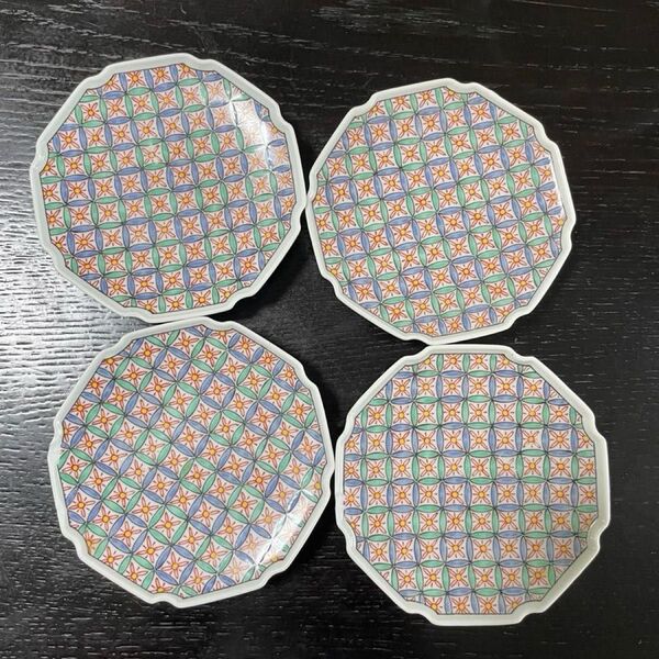 有田焼 豆皿 小皿 4枚中の2枚難あり