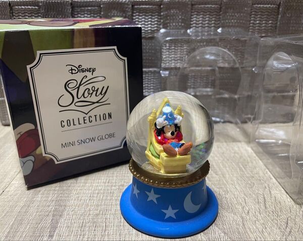 新品未使用 限定品 ミッキー スノードーム ミニ スリープ Fantasia Story Collection