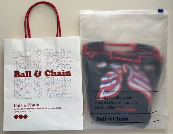 Ball&Chain ボールアンドチェーン S スカーフ 黒 SAN HIDEAKI MIHARA コラボ ショルダー ストラップ