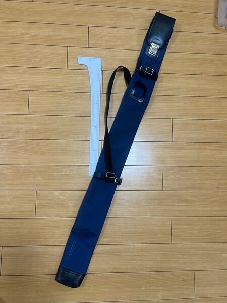 ☆ 剣道 竹刀ケース 竹刀袋 ポケット付き 2way☆小学生中学生 二本入る☆紺青ネイビーブルー kendo bag