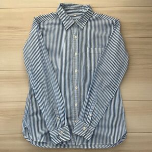 【使用頻度少なめ】無印良品 ストライプシャツ S