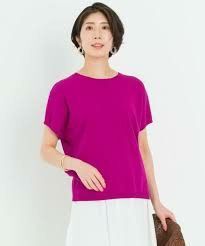 新品【23区】レーヨンポリエステル ストレッチ ニット