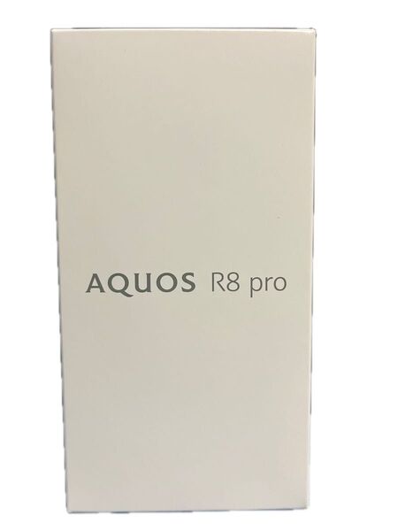 AQUOS R8 pro SH-R80P 6.6インチ メモリー12GB ストレージ256GB ブラック