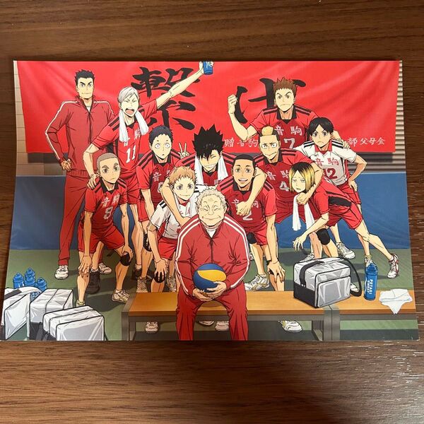 ハイキュー!! 音駒高校 集合絵 ポストカード ゴミ捨て場の決戦 入場特典
