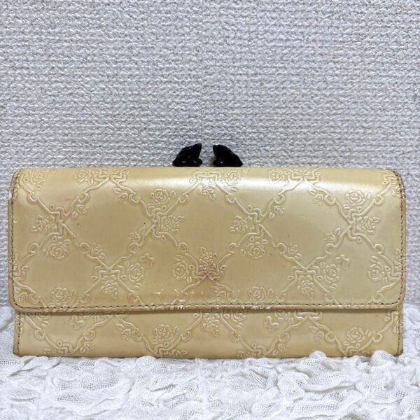 ANNA SUI アナスイ 長財布 バラ がま口