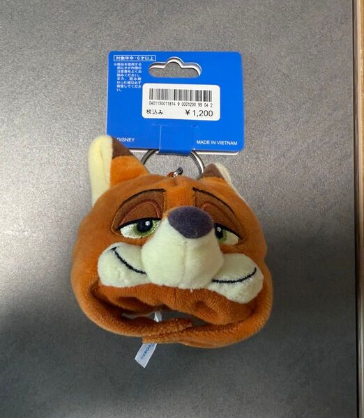 ディズニー ニック ぬいぐるみキーホルダーファンキャップ ズートピア