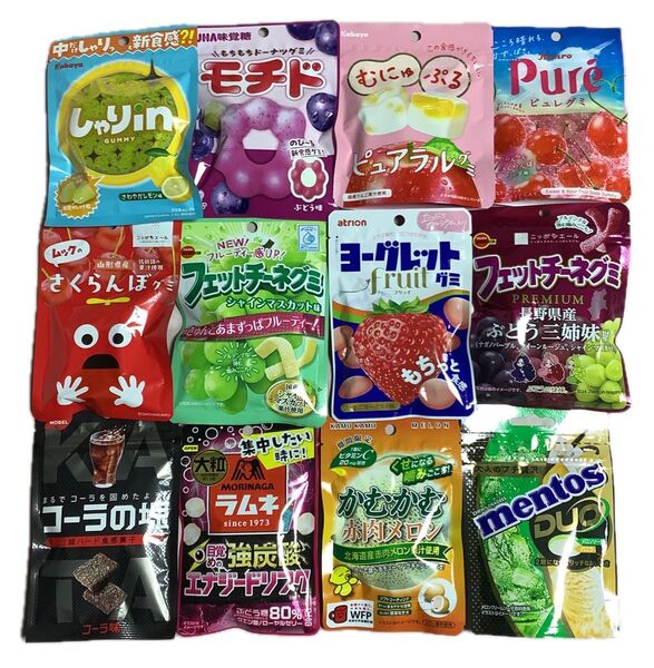 グミ詰め合わせ ⑩ モチドグミ ピュレグミ ピュアラルグミ
