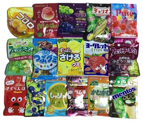 グミ詰め合わせ 34 つぶグミ チェリオグミ ピュレグミ 16袋