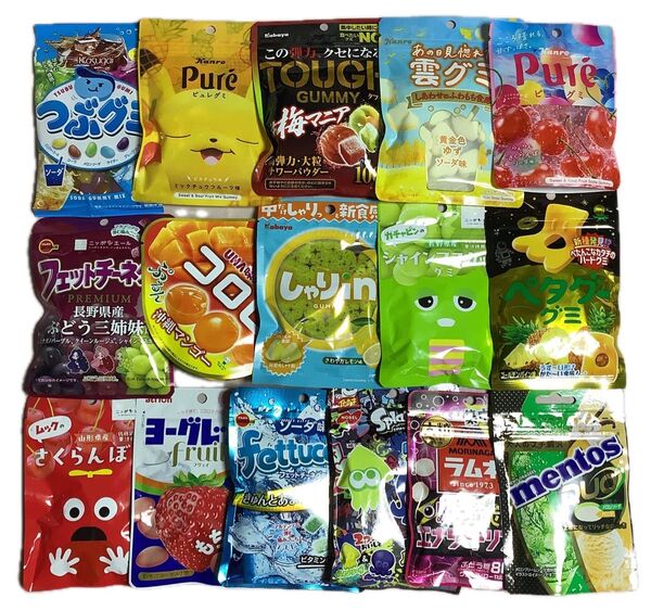 グミ詰め合わせ 48 タフグミ ピュレグミ 雲グミ 16袋