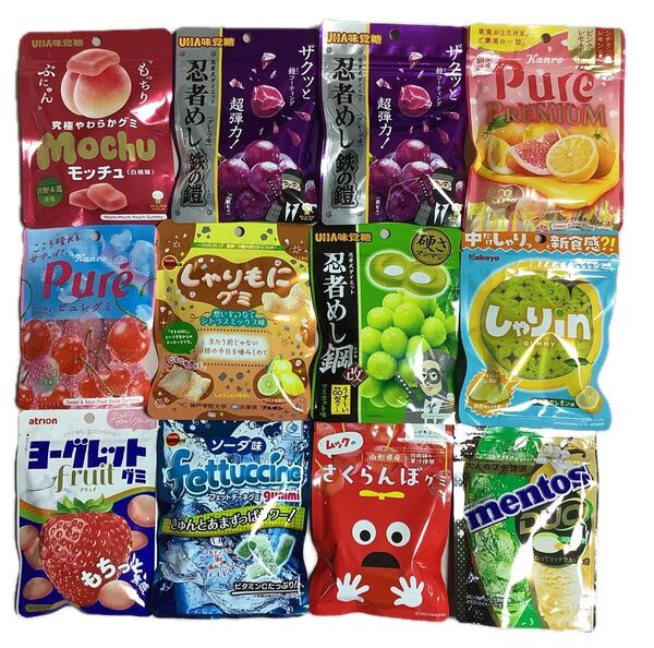 グミ詰め合わせ 16 忍者めし鉄の鎧 ピュレグミ モッチュグミ