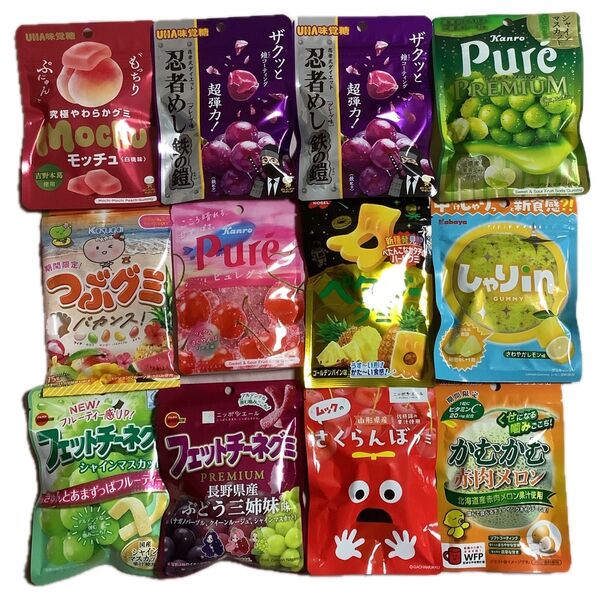 グミ詰め合わせ 33 忍者めし鉄の鎧 モッチュグミ ピュレグミ