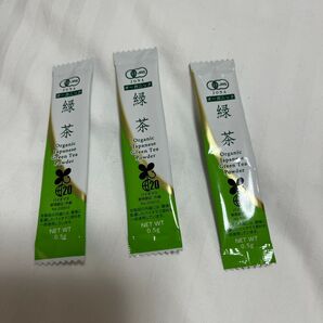JONA オーガニック緑茶 粉末 0.5g×3袋
