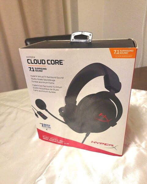 値下げ中 HyperX Cloud Core 7.1ゲーミングヘッドセット ハイパーエックス 有線 マイク付き