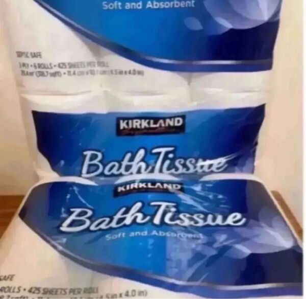 カークランドシグネチャー バス ティッシュ トイレットペーパー コストコ 18ロール バスティッシュKIRKLAND