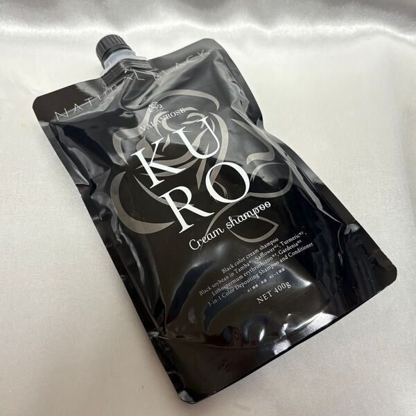 B.VALANCE バランローズ KUROクリームシャンプー 400g 白髪染め