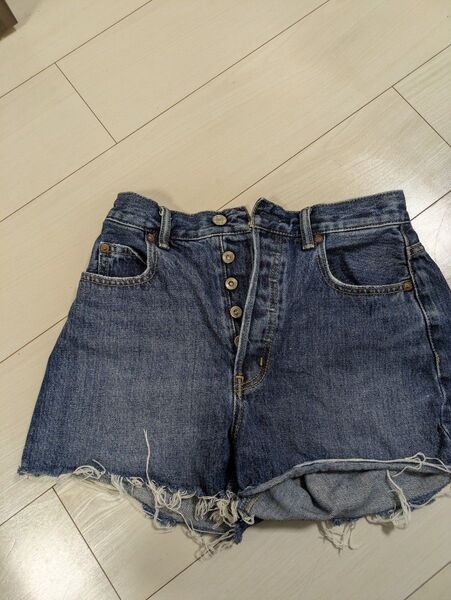 SLY JEANS デニムショートパンツ スライ