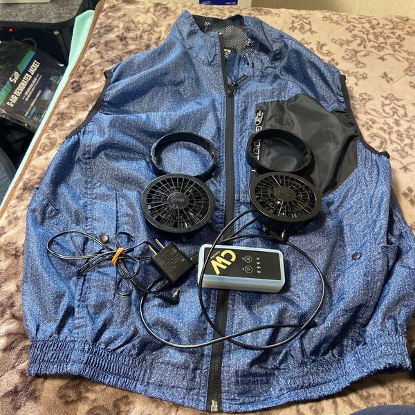 空調服 ベスト ファン バッテリー 充電器 セット