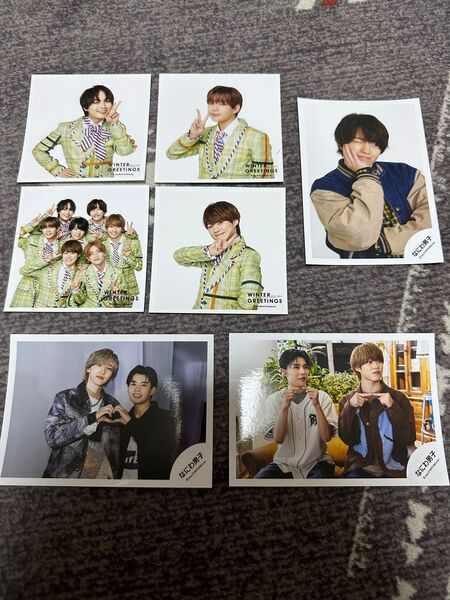 なにわ男子 公式写真 ましかくフォト POPMALL 大西流星 西畑大吾 長尾謙杜 他 集合