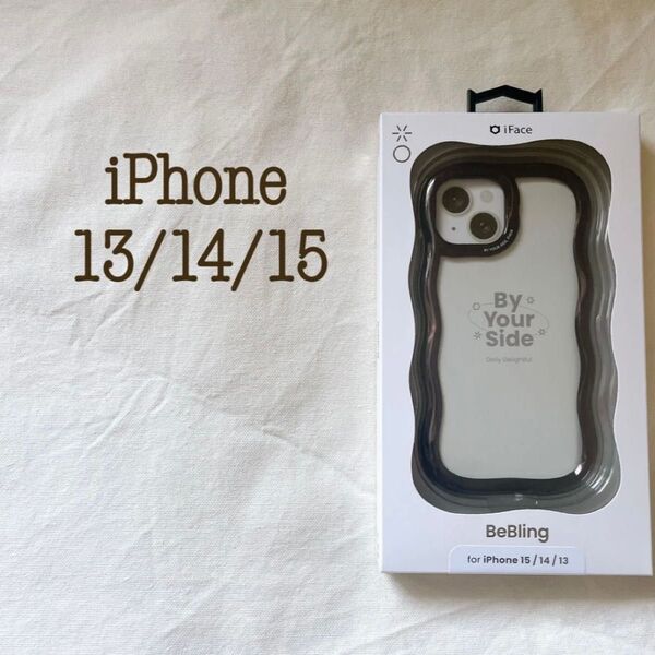 iFace BeBling iPhone13/14/15 ブラック