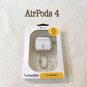 iFace Reflection AirPods 4 ケース ベージュ