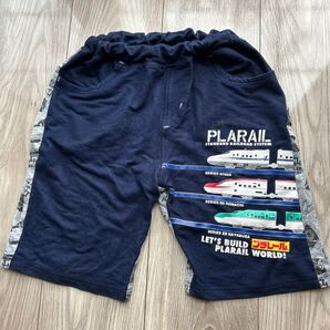 美品 プラレール ハーフパンツ 120 短パン ショートパンツ ボトムス 男の子 夏