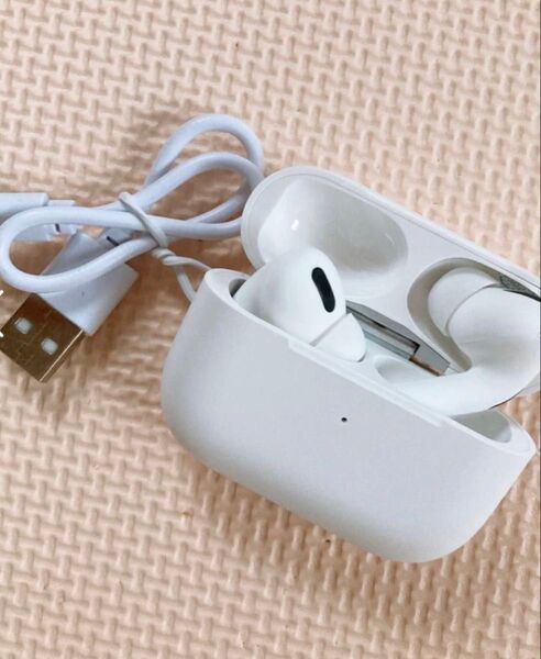 ワイヤレスイヤホン Airpods Pro 互換品 ノイズキャンセリング Apple AirPods ホワイト アップル