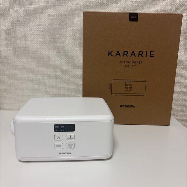 【新品同様】アイリスオーヤマ IRISOHYAMA ふとん乾燥機 カラリエmini TURBO BSK-110-W
