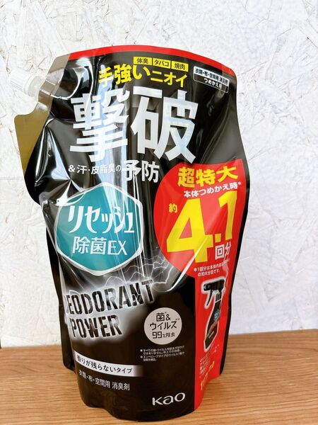 リセッシュ 除菌EX デオドラントパワー 香りが残らないタイプ つめかえ用 超特大 1170ml