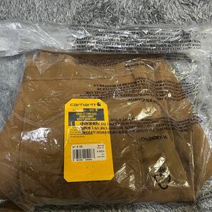 USA製 Carhartt B01ダブルニーW31L32ブラウン